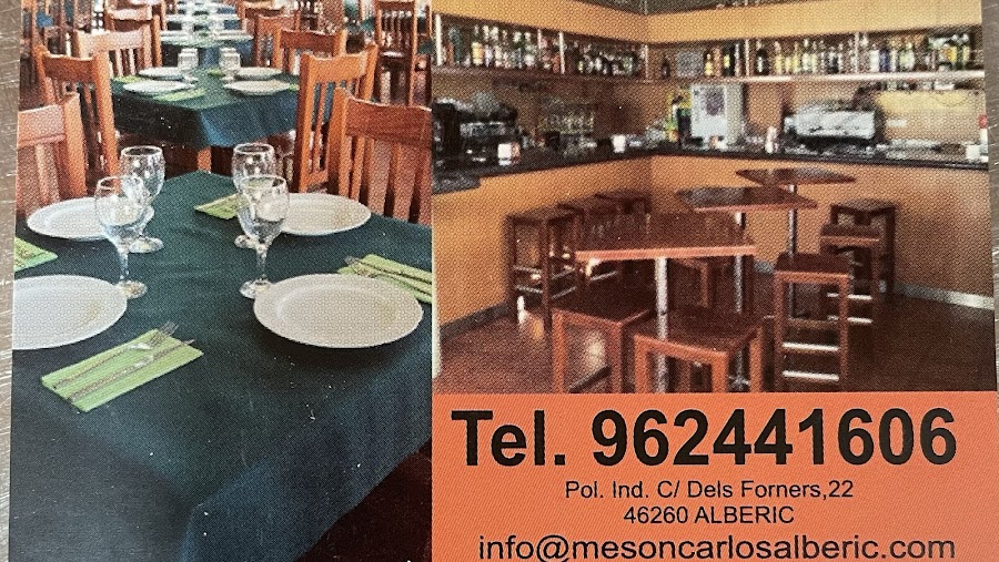 BAR RESTAURANTE MESÓN CARLOS.