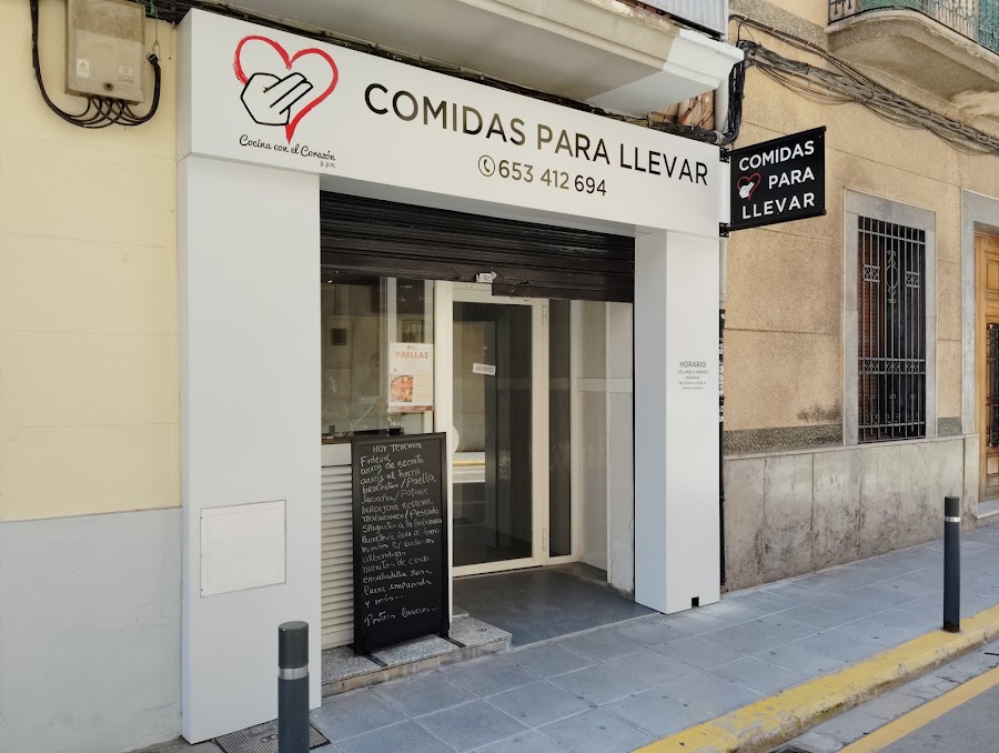 Comidas para llevar cocina con el corazón J.J.M