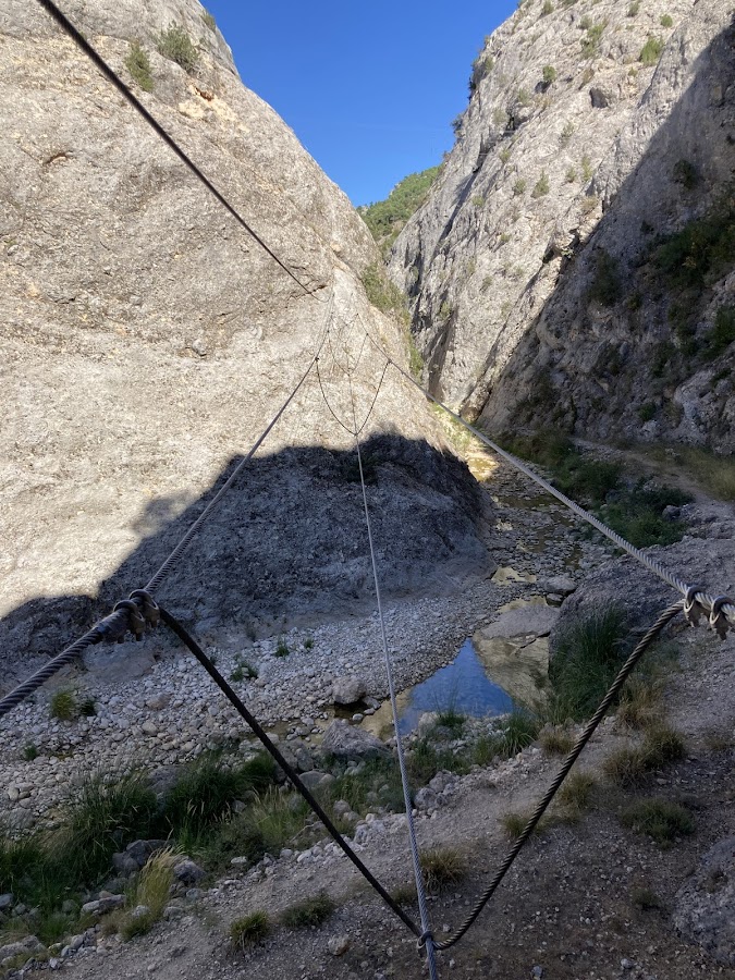 Vía Ferrata Arcos de la Sierra k2